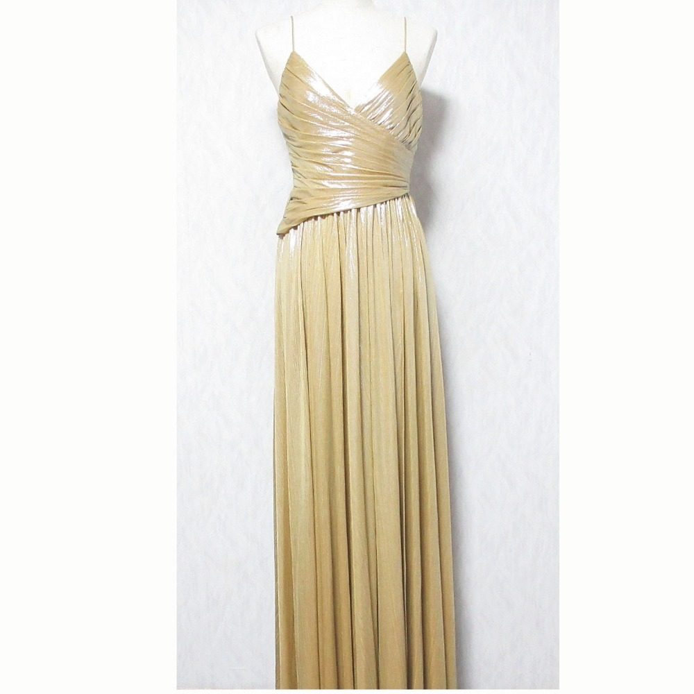 レトロフェット メタルロングドレス