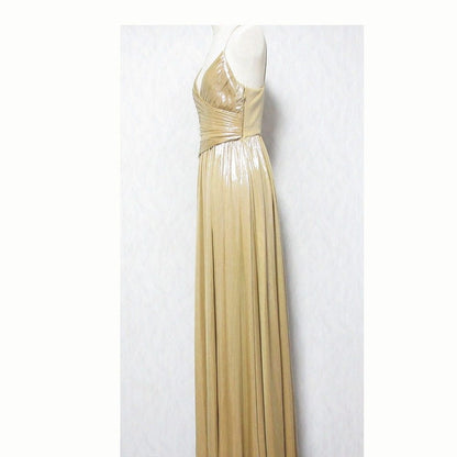 レトロフェット メタルロングドレス