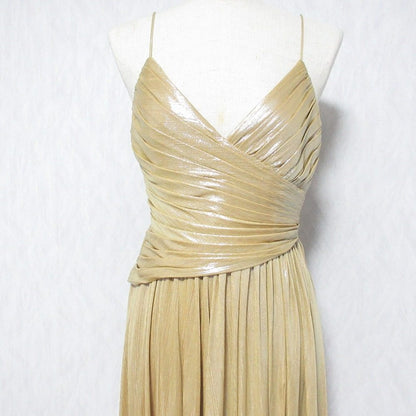 レトロフェット メタルロングドレス