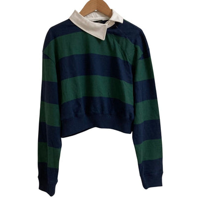 アウェイクモード Twisted-Collar Rugby Shirt トップス