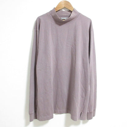 ディオールオム ロゴ刺繍ハイネック長袖Tシャツ