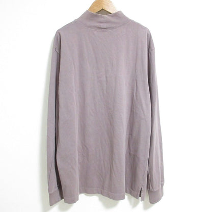 ディオールオム ロゴ刺繍ハイネック長袖Tシャツ