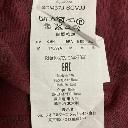 アルマーニコレッツォーニ 総柄長袖Tシャツ