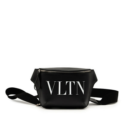 ヴァレンティノ VLTN ロゴ レザー ウエスト バッグ