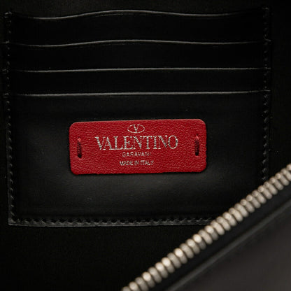 ヴァレンティノ VLTN ロゴ レザー ウエスト バッグ
