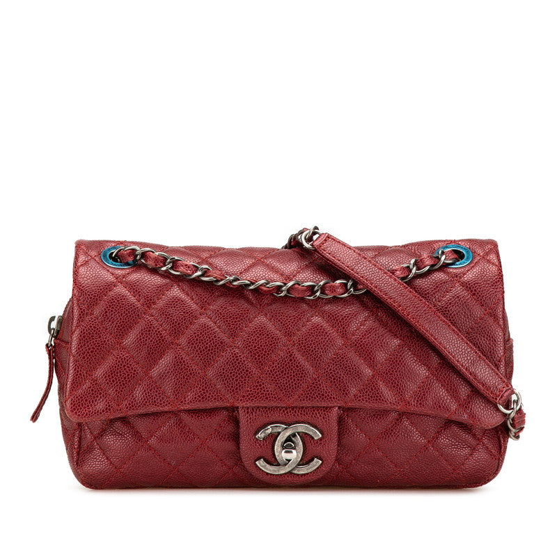 シャネル マトラッセ 25 キャビア ショルダーバッグ