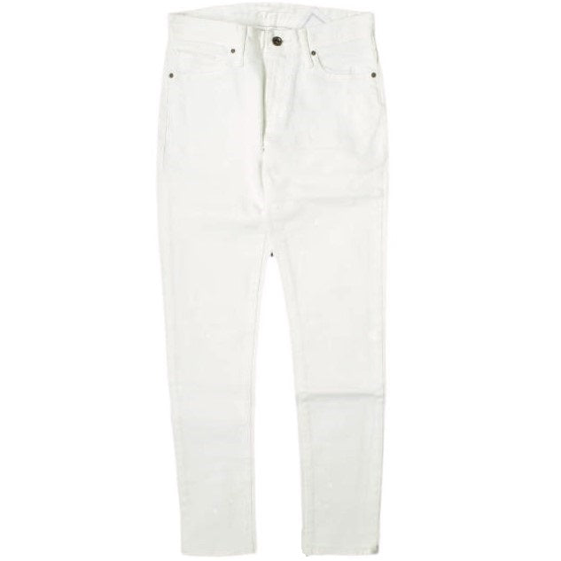 イージーンズ SEA HORSE BOYFRIEND TAPERED 綿 ストレッチデニムパンツ
