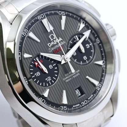 オメガ シーマスター アクアテラ 150m コーアクシャル GMT ステンレススチール メンズ