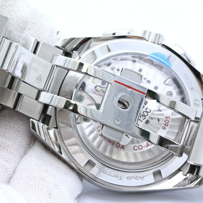 オメガ シーマスター アクアテラ 150m コーアクシャル GMT ステンレススチール メンズ