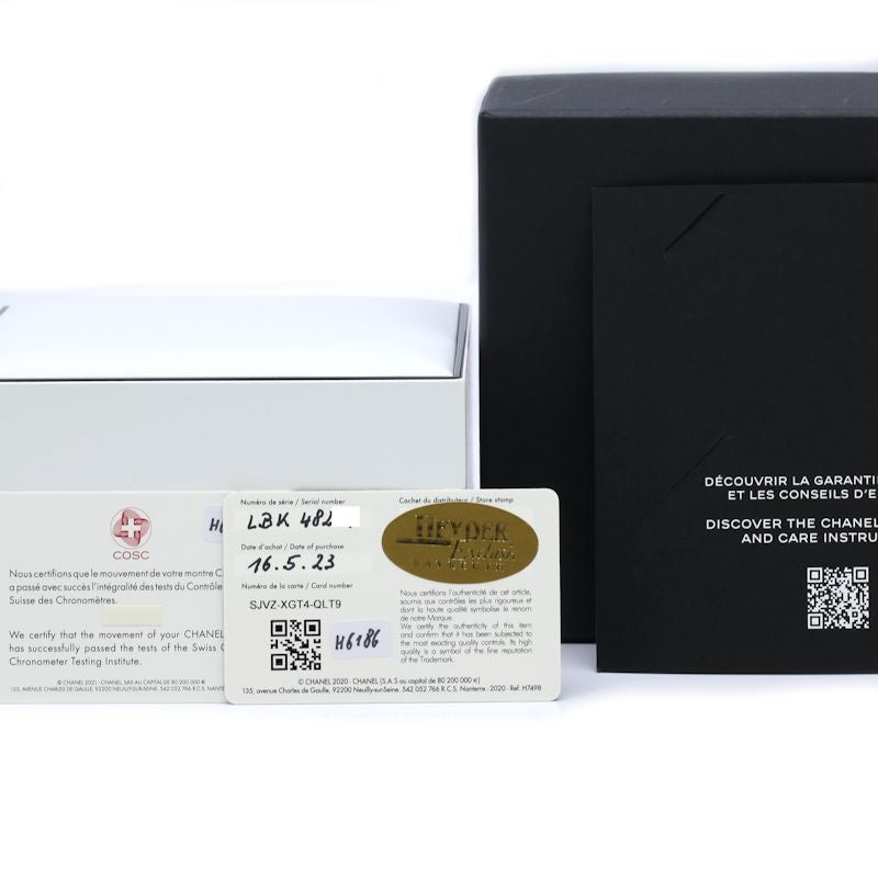 シャネル J12 ファントム セラミック×ステンレススチール メンズ腕時計