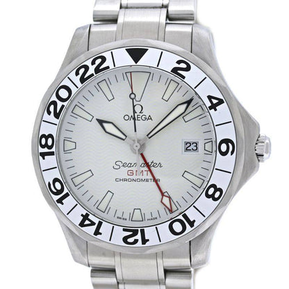 オメガ シーマスター GMT ステンレススチール メンズ時計