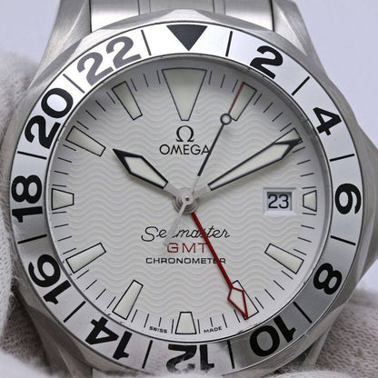 オメガ シーマスター GMT ステンレススチール メンズ時計