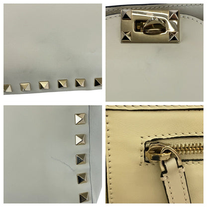 ヴァレンティノ レザー ロックスタッズ 2way トートバッグ