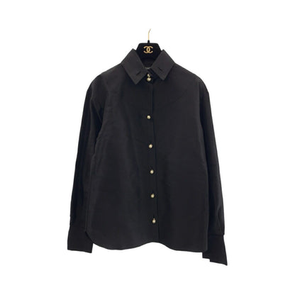 シャネル P64478V24243 シルクドレスシャツ