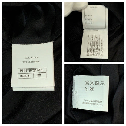 シャネル P64478V24243 シルクドレスシャツ