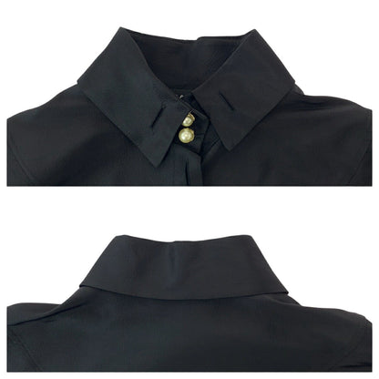 シャネル P64478V24243 シルクドレスシャツ