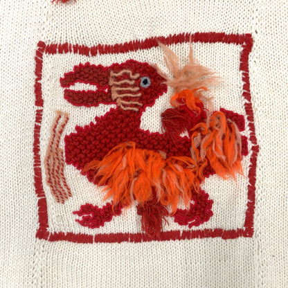 ロエベ コレクションライン ウール刺繍ポンチョ
