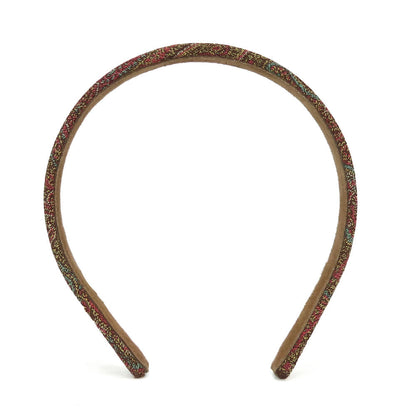 ETRO コットン スエード ペイズリー ヘッドバンド