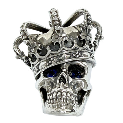 ジャスティンデイビス ESSENTIAL SKULL シルバー ブローチ