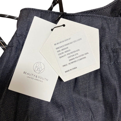 RECAMIER BEAUTY&YOUTH UNITED ARROWS デニム巾着ショルダーバッグ