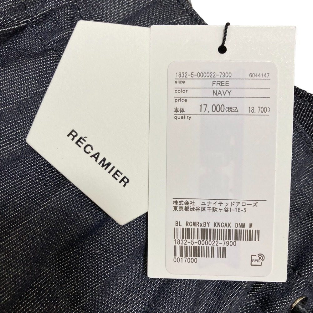 RECAMIER BEAUTY&YOUTH UNITED ARROWS デニム巾着ショルダーバッグ