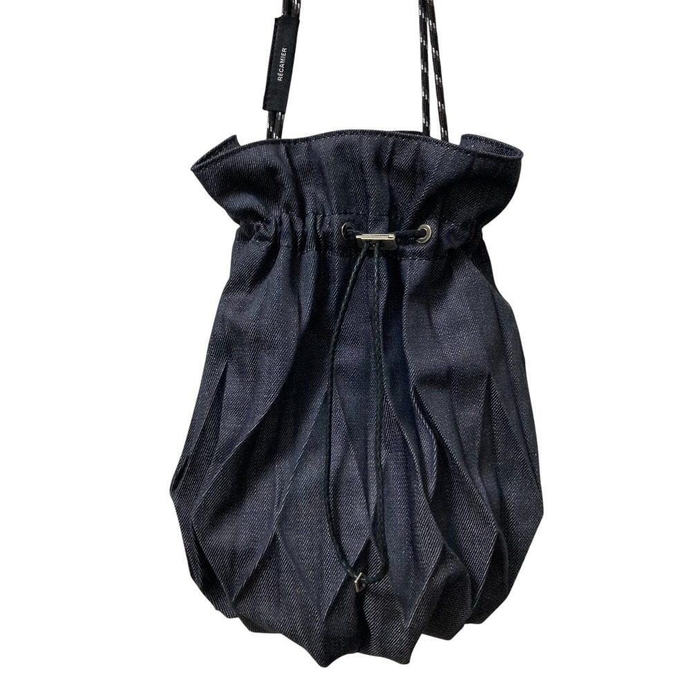 RECAMIER BEAUTY&YOUTH UNITED ARROWS デニム巾着ショルダーバッグ