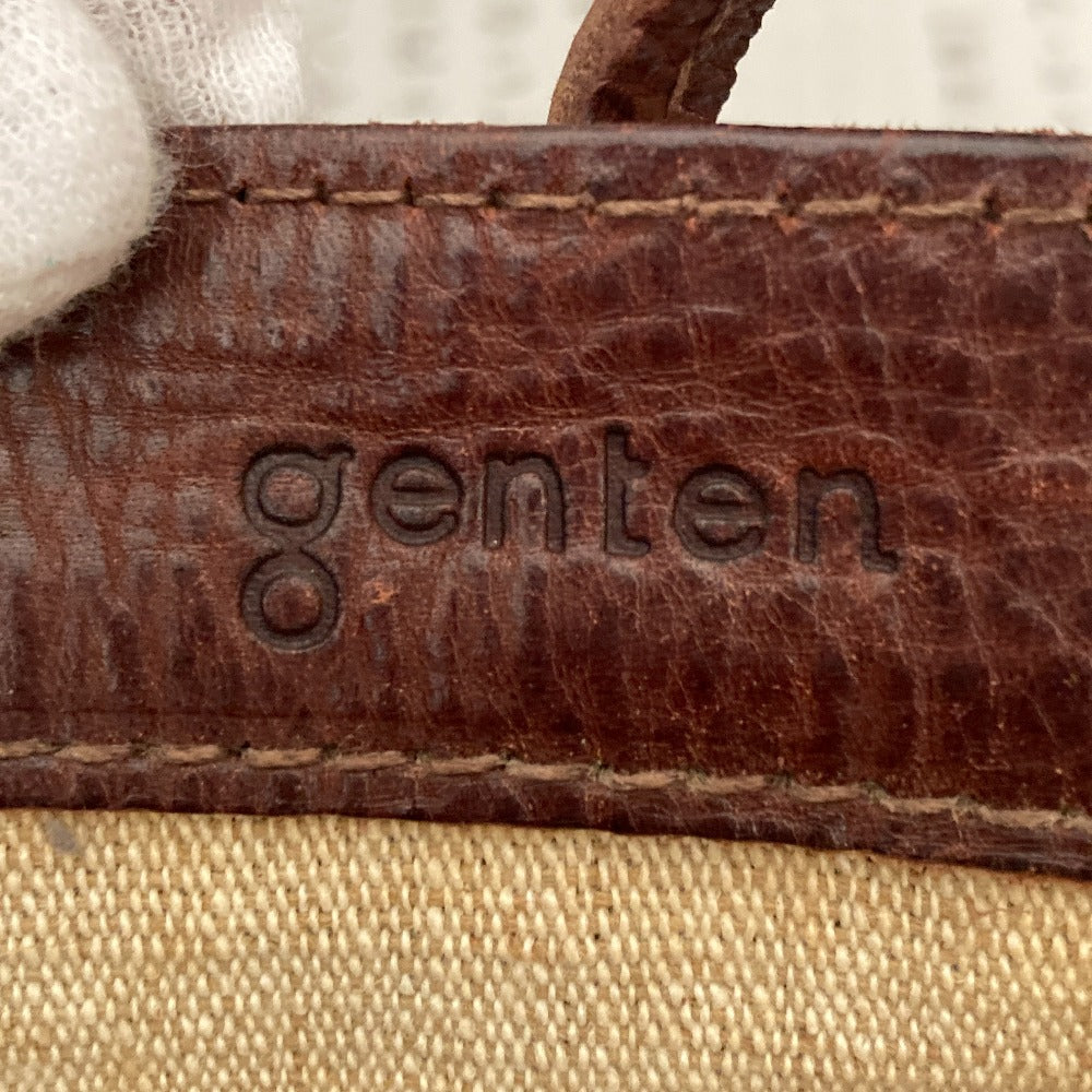 genten トスカ レザー トートバッグ