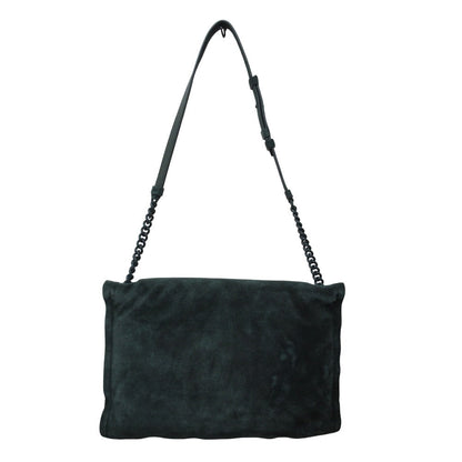 サルヴァトーレ フェラガモ VIVA BOW スエード チェーンショルダーバッグ