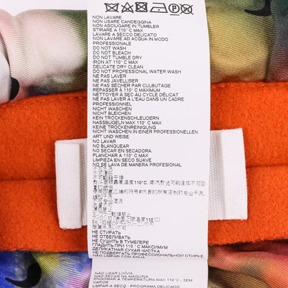 メゾンマルジェラ flowers print シルク 襟付フードスカーフ
