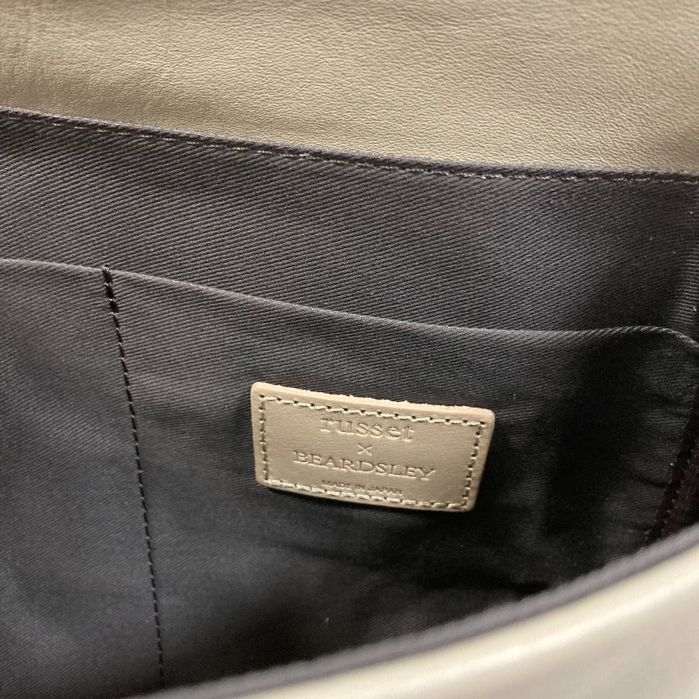 russet × BEARDSLEY レザー2WAYショルダーバッグ
