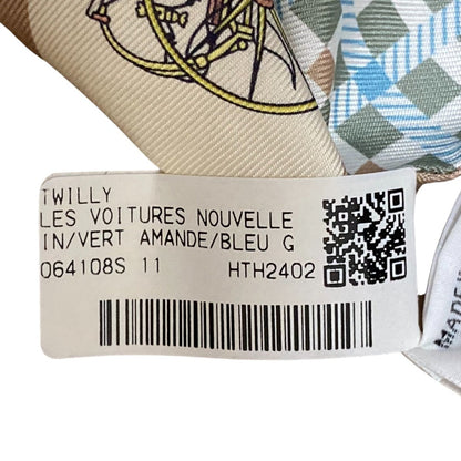 エルメス LES VOITURES NOUVELLE シルクスカーフ