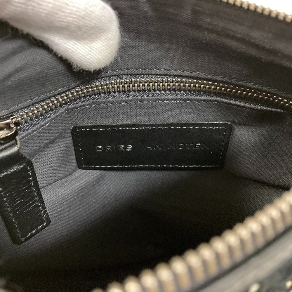 ドリスヴァンノッテン ニットクラッチバッグ