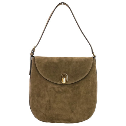 サヴェット LARGE TONDO HOBO レザーショルダーバッグ