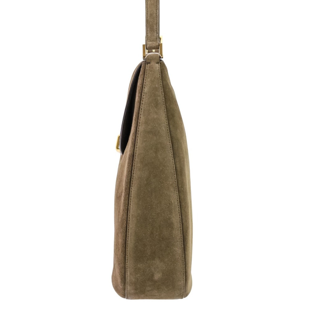 サヴェット LARGE TONDO HOBO レザーショルダーバッグ