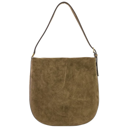 サヴェット LARGE TONDO HOBO レザーショルダーバッグ