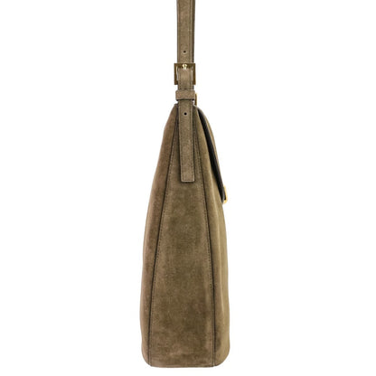 サヴェット LARGE TONDO HOBO レザーショルダーバッグ
