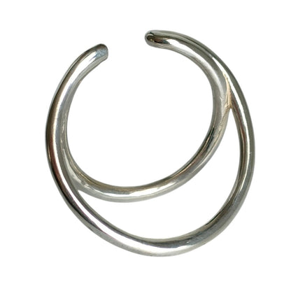ハイク DOUBLE EAR CUFF SMALL シルバーイヤーカフ