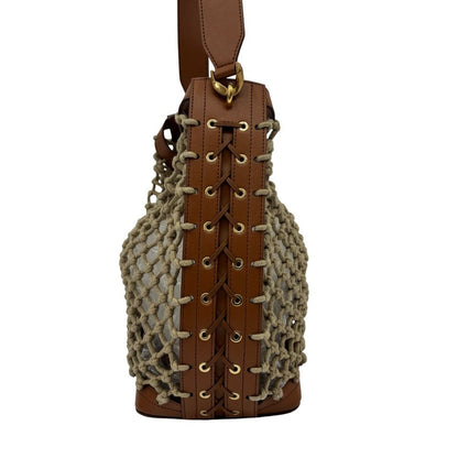 ステラマッカートニー Eco Knotted Mesh トートバッグ