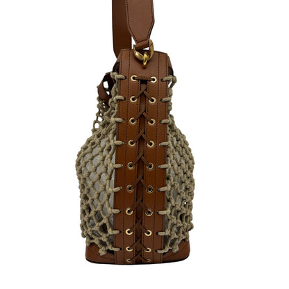 ステラマッカートニー Eco Knotted Mesh トートバッグ