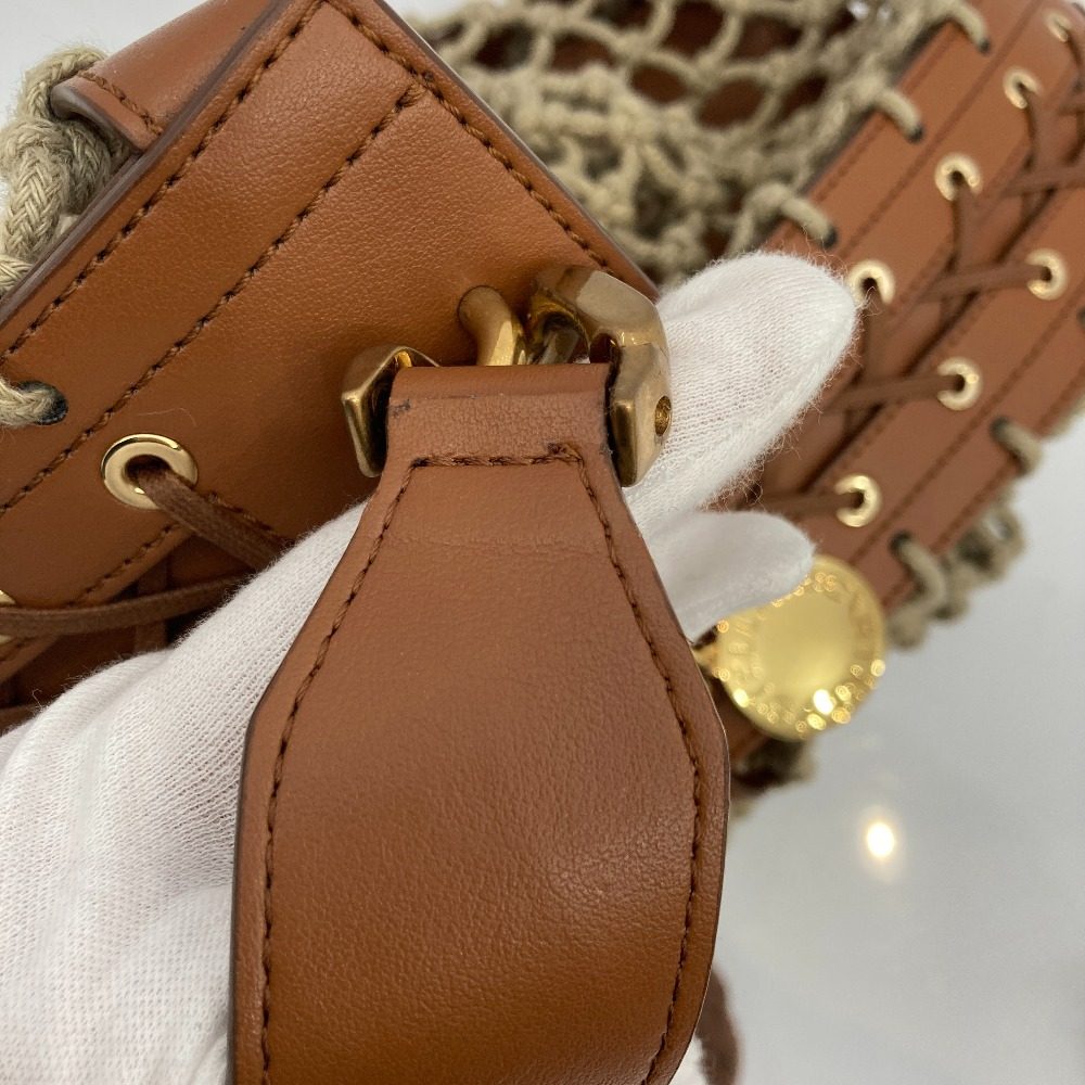 ステラマッカートニー Eco Knotted Mesh トートバッグ