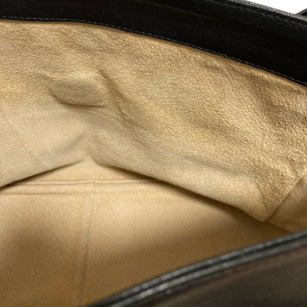 ヒロフ Hロゴ レザーショルダーバッグ