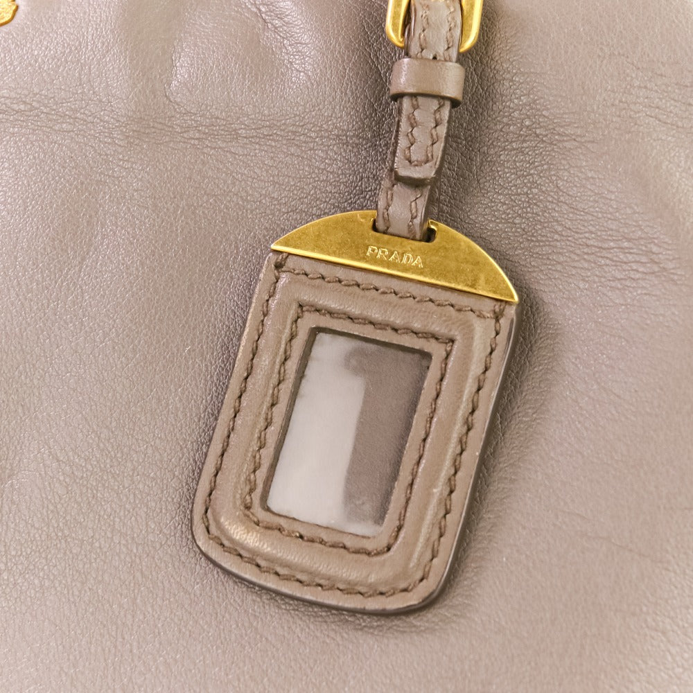 プラダ ロゴ金具 レザー 2wayトートバッグ
