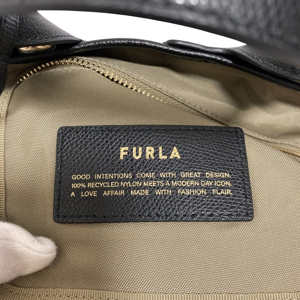 フルラ ピウマ レザー ミニトートバッグ
