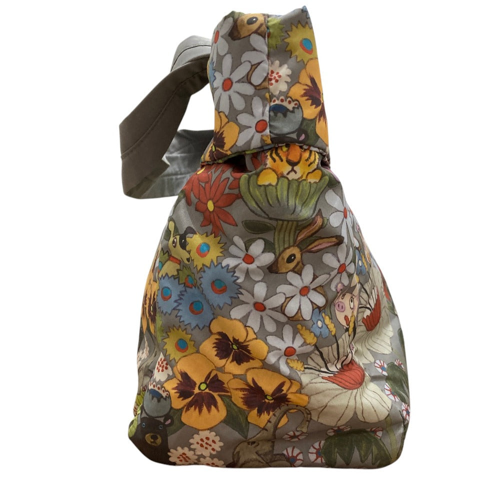 オレボレブラ アルベロベロ ぶたさんフラワープリントハンドバッグ
