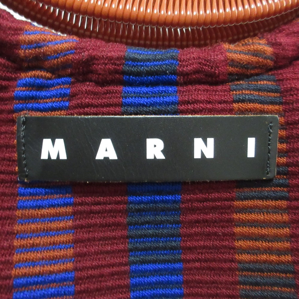 マルニフラワーカフェボートハンドバッグ