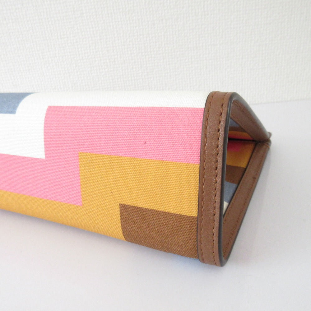 ジミーチュウ Avenue Pouch キャンバス クラッチバッグ