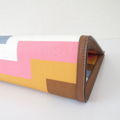 ジミーチュウ Avenue Pouch キャンバス クラッチバッグ