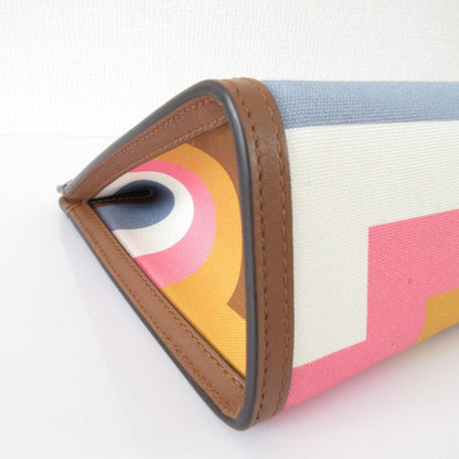 ジミーチュウ Avenue Pouch キャンバス クラッチバッグ