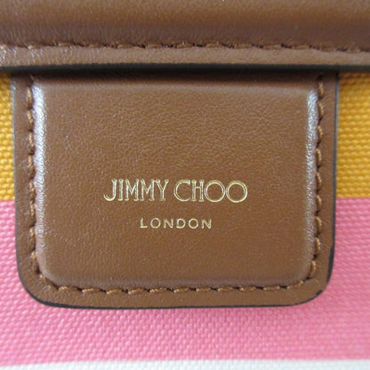ジミーチュウ Avenue Pouch キャンバス クラッチバッグ