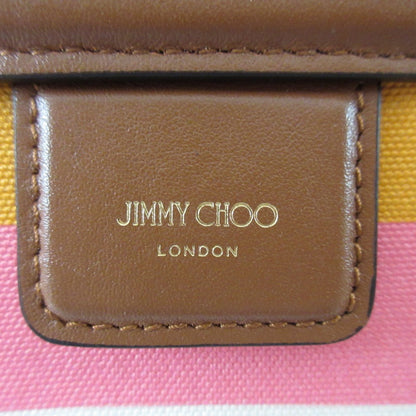 ジミーチュウ Avenue Pouch キャンバス クラッチバッグ